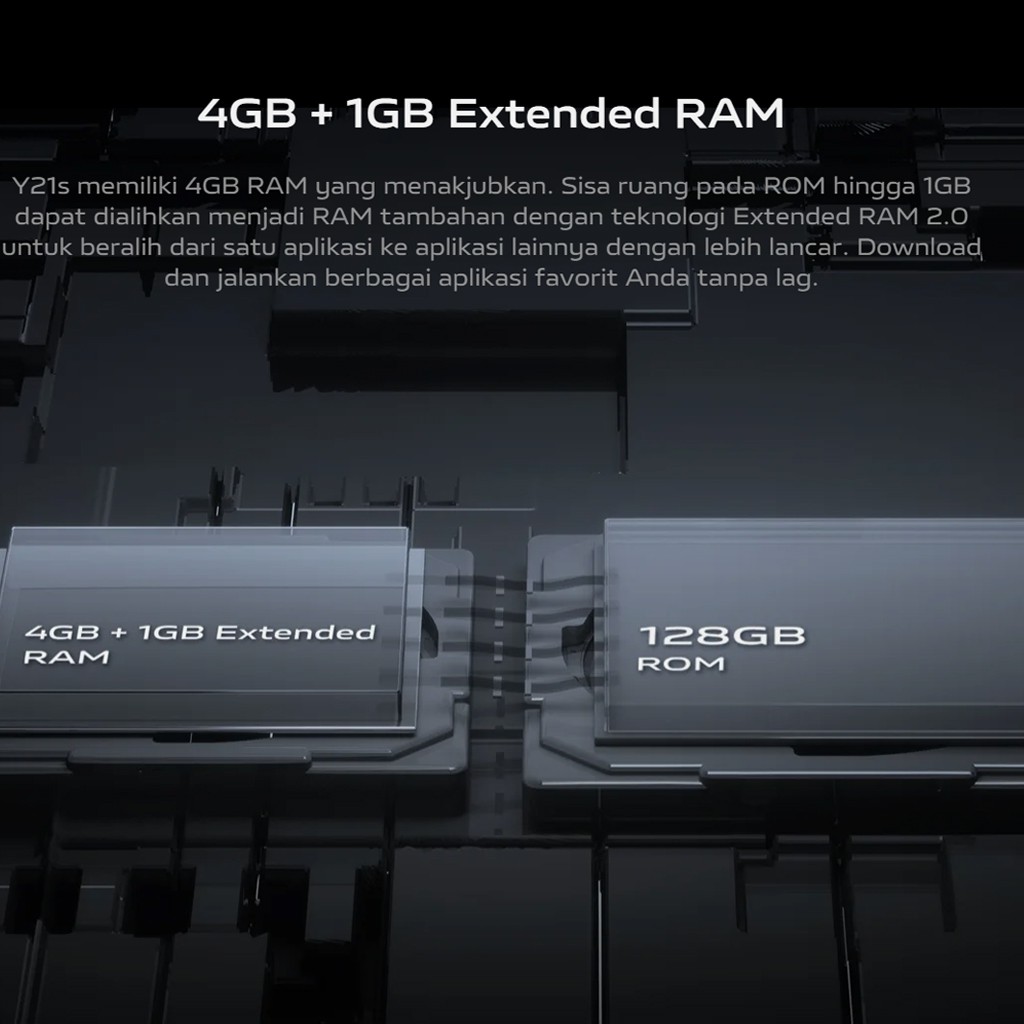 Vivo Y21s RAM 4GB +1GB Extended ROM 128GB Garansi Resmi Original handphone Vivo murah HP vivo y21s baru 2021 vivo y21 terbaru bisa cod bisa cicilan 0% bunga pinjaman Gratis ongkir 100% vivo y21s VIVO Y21A-3