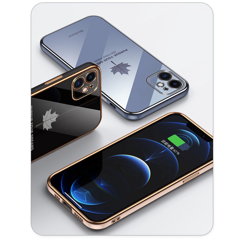 Hand strap + electroplating casing iphone for iphone 12pro max 12mini 11 pro max X/XS max 7/8/se2020 7plus/8plus protective soft case case iphone