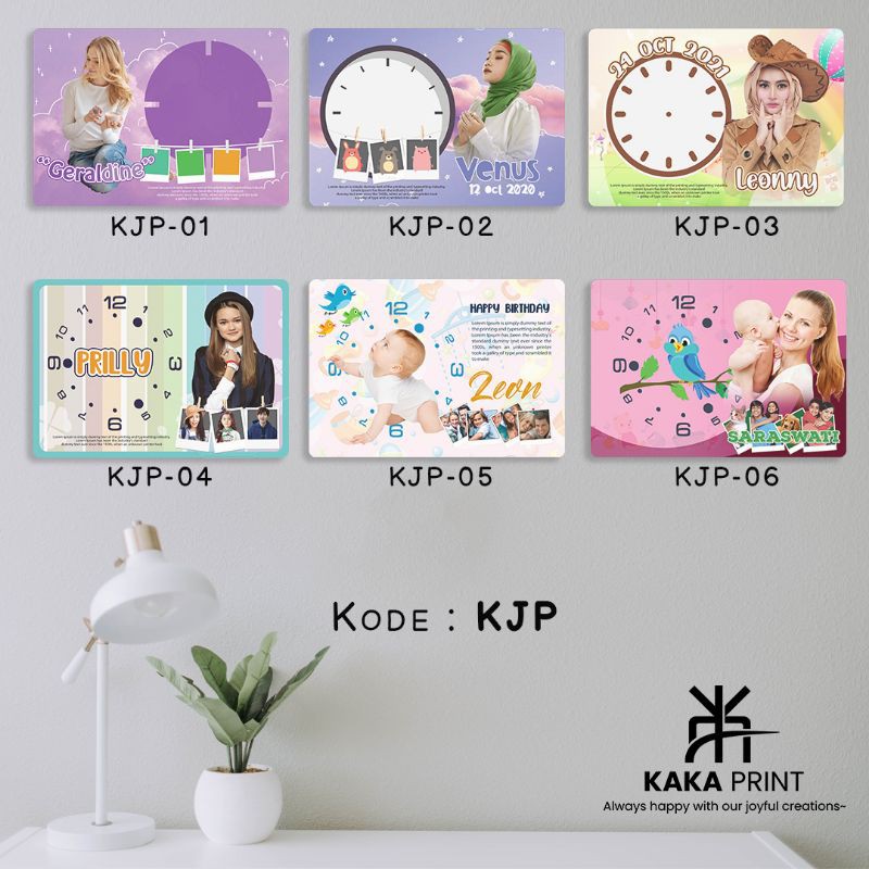 Jam Dinding Custom Papan Mdf 20x30, Kado Unik, Kado Pernikahan