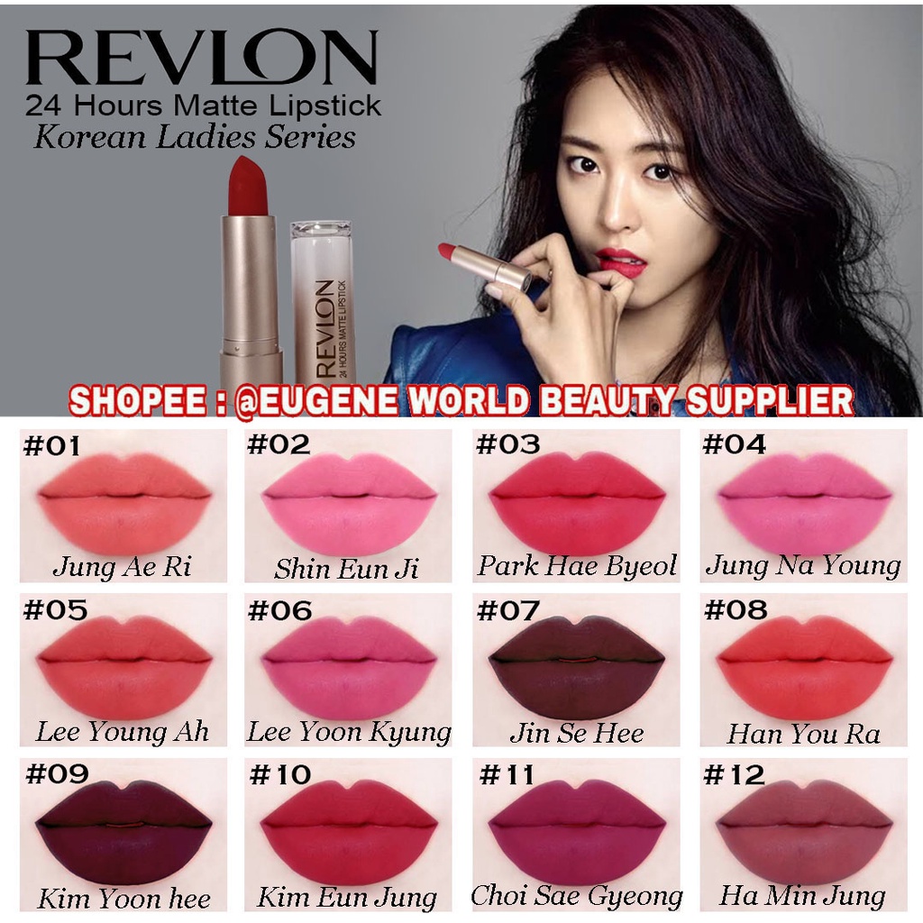 LIPSTIK REVLON MATTE 24 HOURS/ REVLON LIPSTICK MATTE