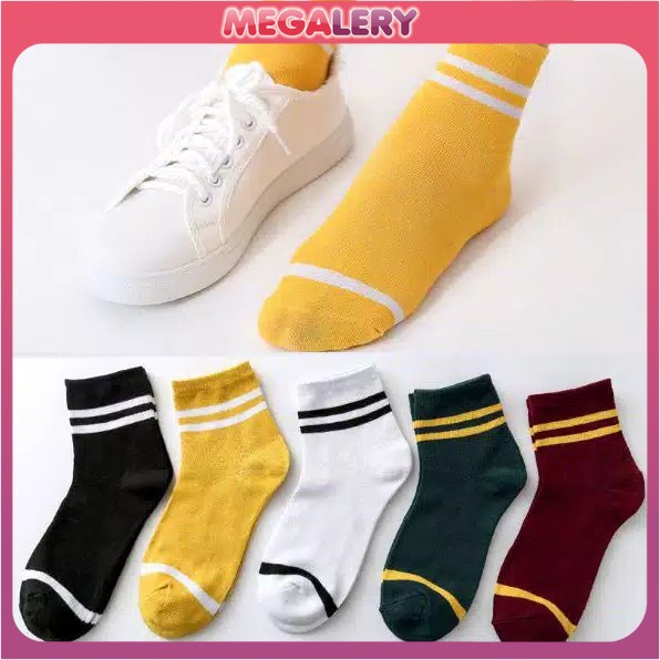 Kaos Kaki Panjang 2 Garis / Kaos Kaki Murah / Kaos Kaki Import / Kaos Kaki Panjang