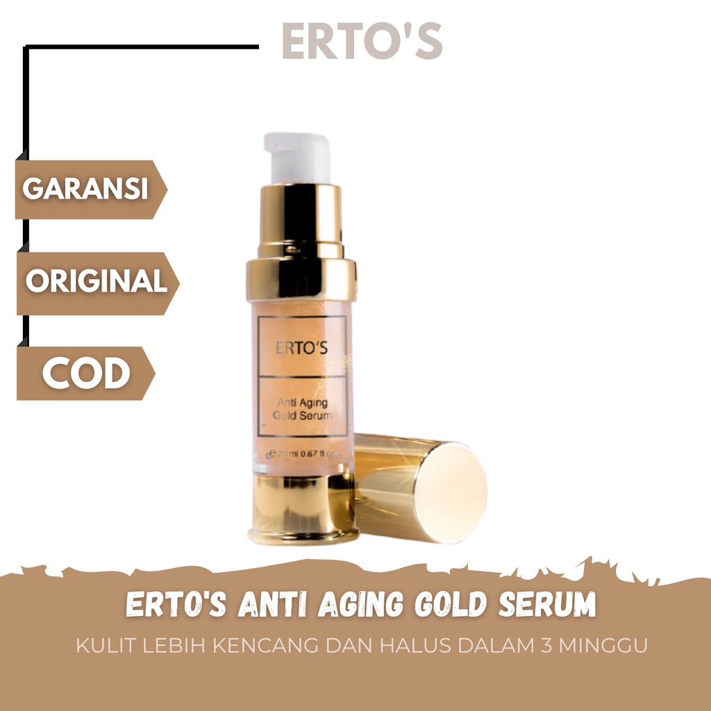 [ORI] Serum Emas Anti Aging Menghilangkan Kerut &amp; Memutihkan Wajah Dalam 2 Minggu - BPOM ORIGINAL