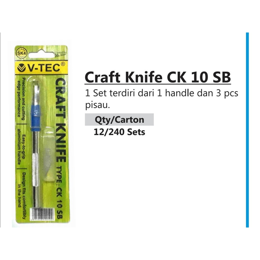 

Craft Knife V-Tec CK 10 SB