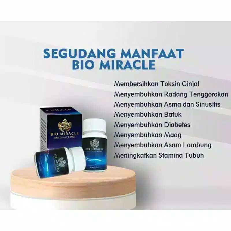 BIO MIRACLE ZEELORA Asli bio miracle Original obat herbal asam lambung asam urat sendi diabetes