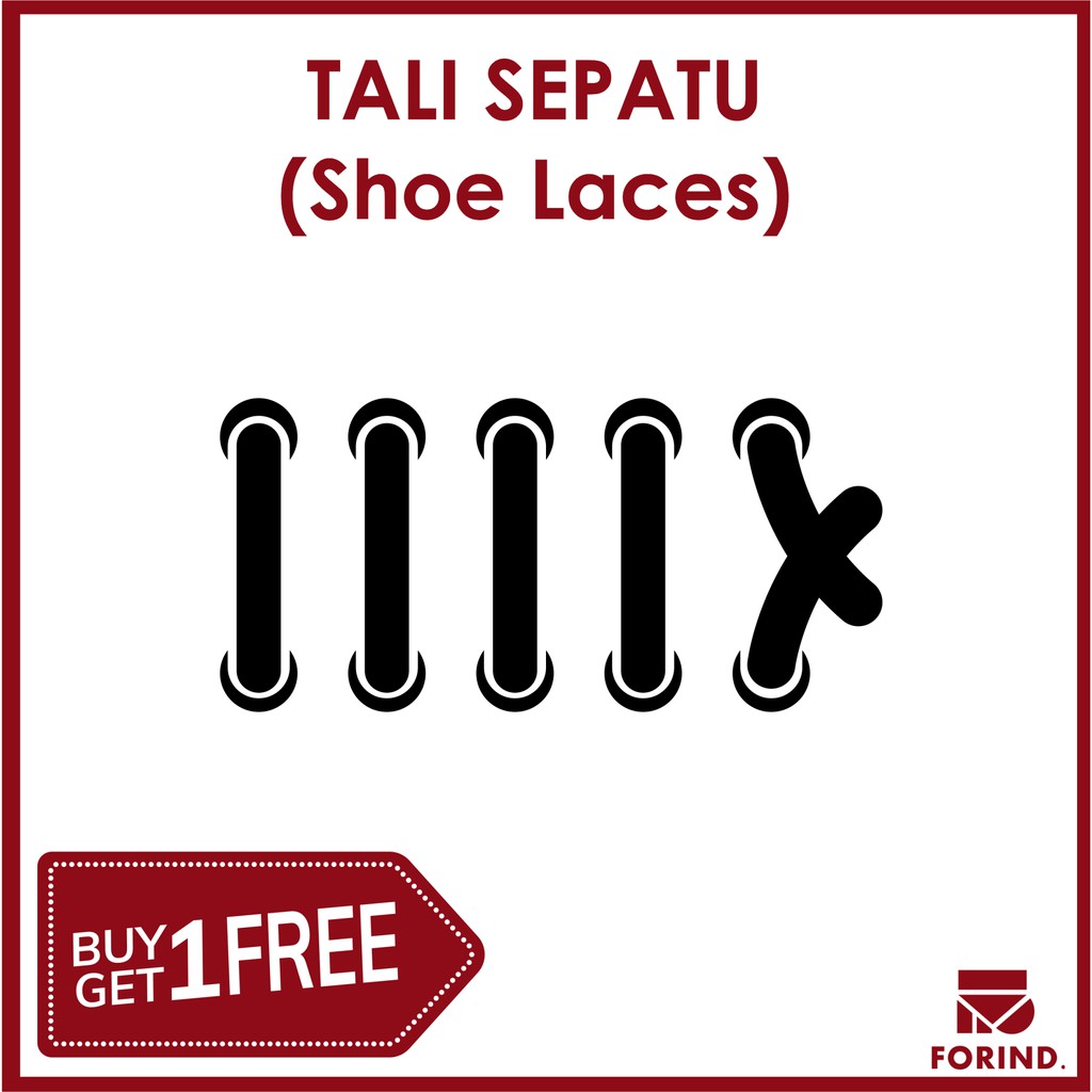 Tali Sepatu |FORIND| Katun Nylon Lilin Flat Bulat Panjang Besar Aksesoris Alas Kaki Shoelaces Laces