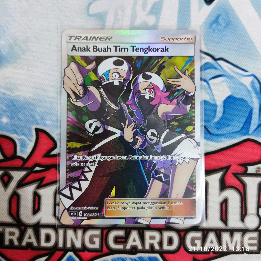 pokemon anak buah tim tengkorak 162/150 SR original