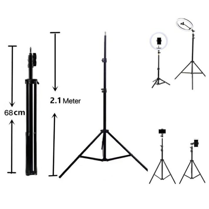 Tripod Handphone 2 Meter Besi Plus Mini ball head Free Holder Hp Free Tomsis Remote Bluetooth Free Tas Tripod-4