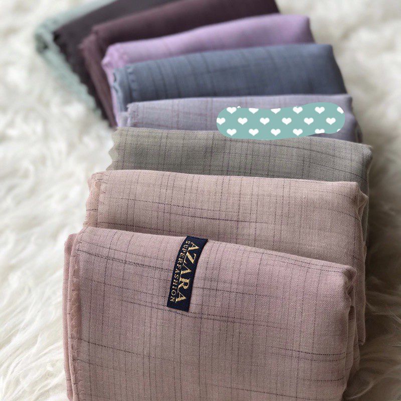 Jilbab SANDI MORSE LC azara voal waffel lasercut terbaru kerudung segiempat murah grosir terbaru-2