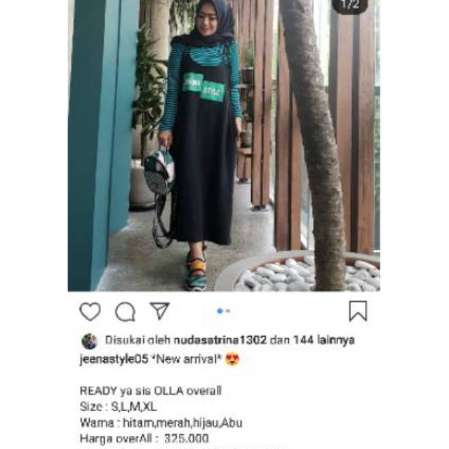 Preloved - overall rok skirt JEENA STYLE 