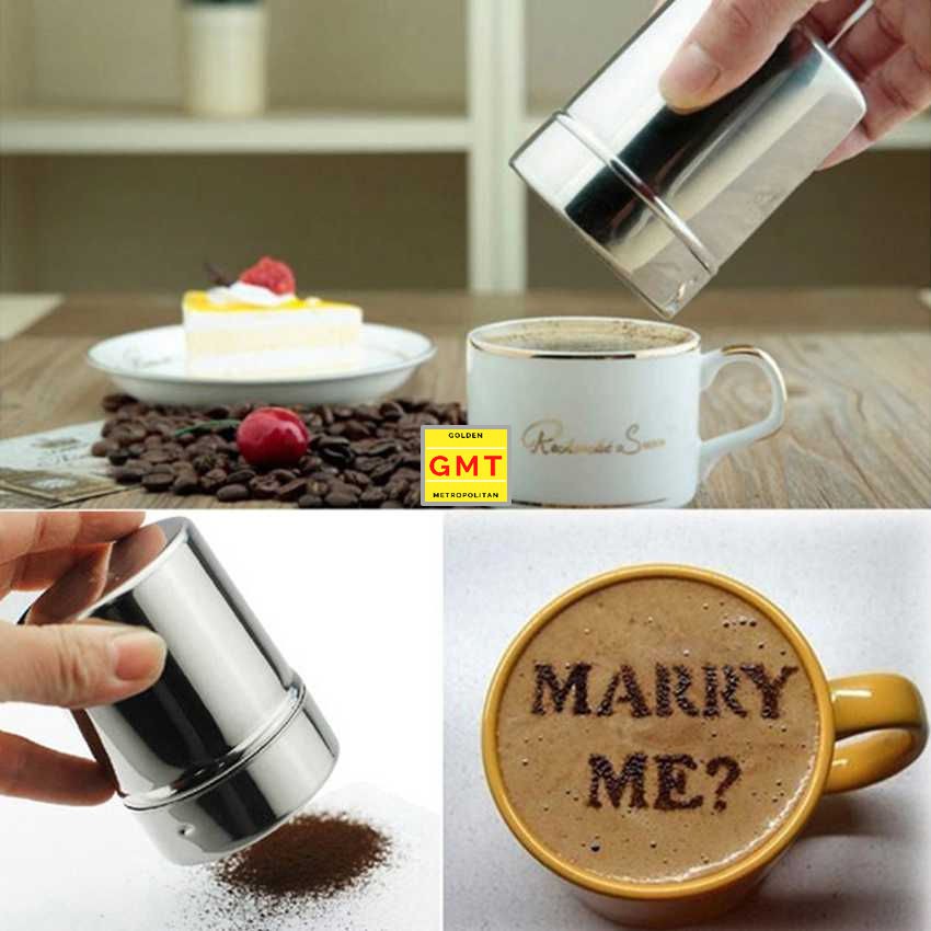 

Alat Tabur Bubuk Serbaguna Gambar Topping Diatas Kopi Coklat Gula