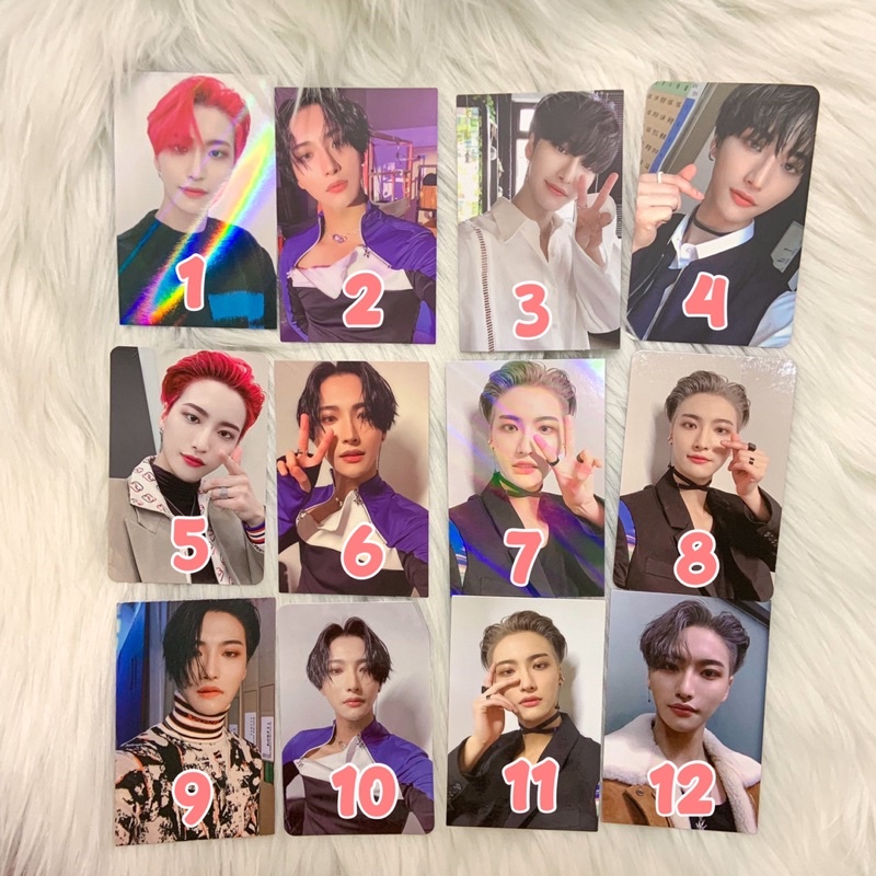 Ateez Seonghwa Photocard Album POB Makestar Ktown Synnara PC Benefit Limited Fever San Wooyoung Hong