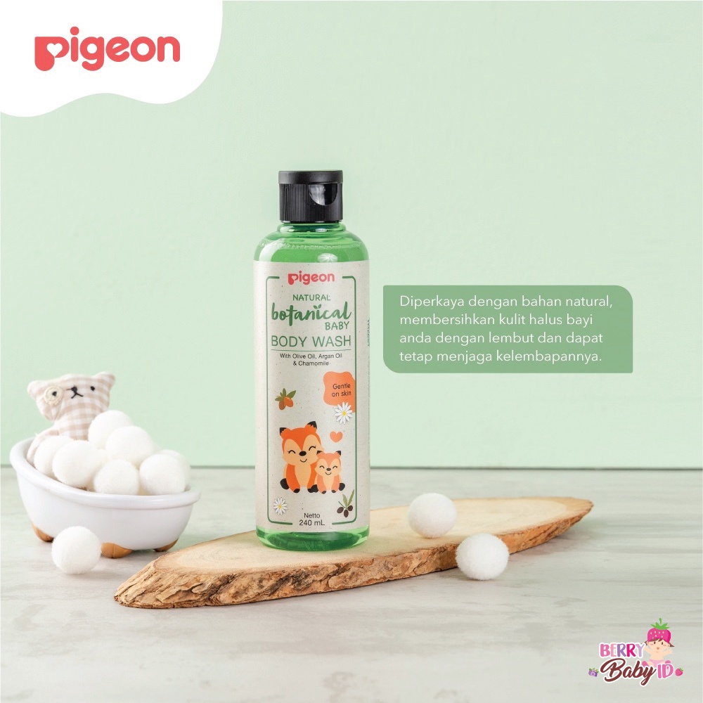 Pigeon Natural Botanical Baby Body Wash Sabun Mandi Bayi Berry Mart