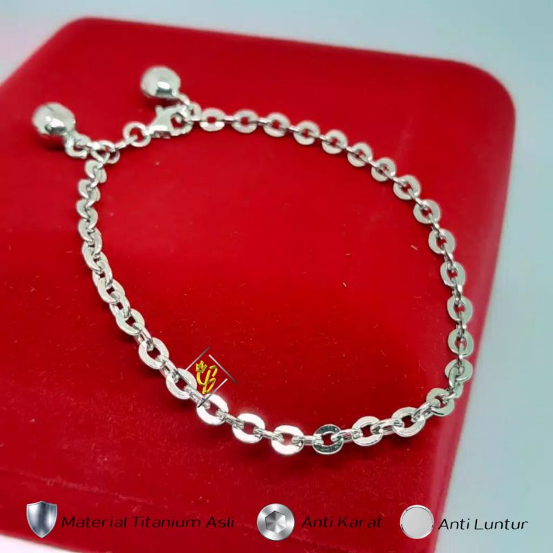 Gelang Tangan Gelang Kaki Titanium Asli Gelang Titanium Exlusive Gelang Titanium Kaki Gelang Tangan