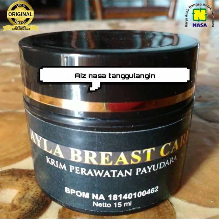 AYLA BREAST CARE krim prawatan payudara original by nasa