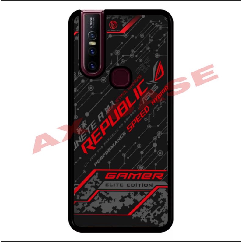 Ax Case custom Vivo V15 dan V15PRO Fashion Gamers Series ROG Premium Quality Hardcase custom semua t