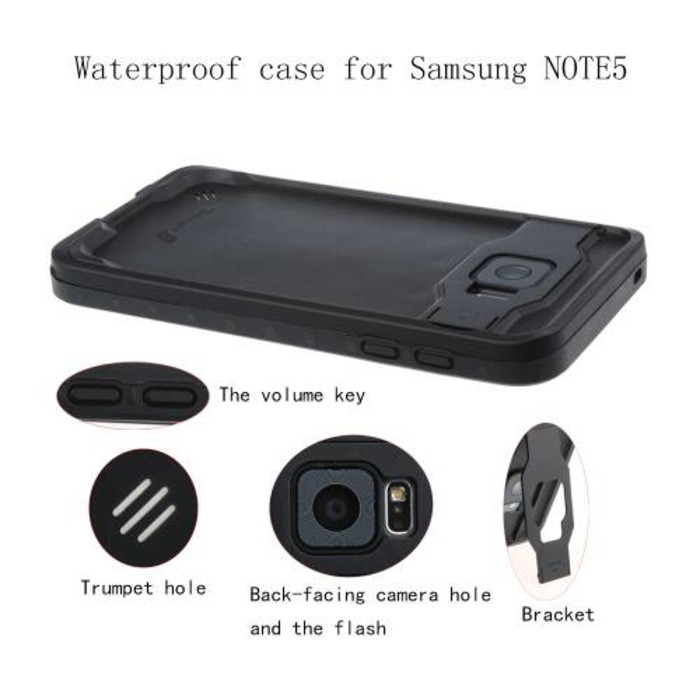 WATERPROOF REDPEPPER Samsung Galaxy Note 3 4 5 case anti air casing hp
