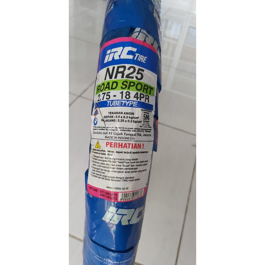 Ban Luar IRC 2.75 -18 Motor Ring 18 RX King / RXK / 275 - 18 / 275 18 NR25 Bukan Tubeless