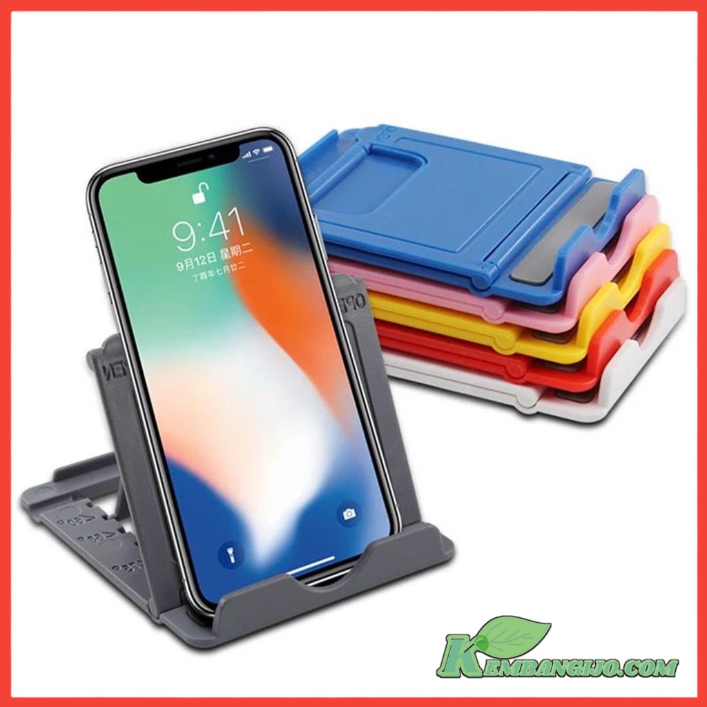 FoldStand For Phone Stand Holder No.503 Alumunium Folding Tatakan Hp Tempat Buat Nonton Di Meja