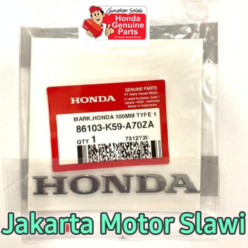 86103-K59-A70ZA Emblem vario 150 2018 - 2019 ori Honda AHM