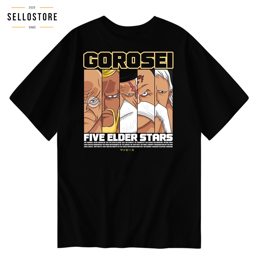 Kaos One Piece GOROSEI Original Kaos Anime One Piece Luffy Baju Wibu Jepang Anime T shirt Pria Wanit