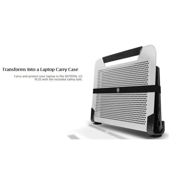 Cooler Master Notepal U3 | Notebook Cooler Fan | Cooling Pad | Laptop Cooler Fan