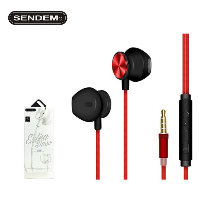 Earphone SENDEM X22 high sound quality in-ear ExtraBass Stereo Sound