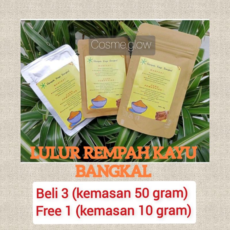 LULUR REMPAH KAYU BANGKAL LULUR PEMUTIH BADAN VIRAL