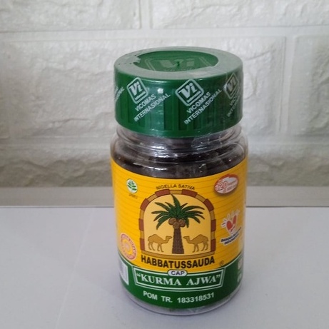 

Habbatussauda Serbuk Cap Kurma Ajwa 120 kapsul