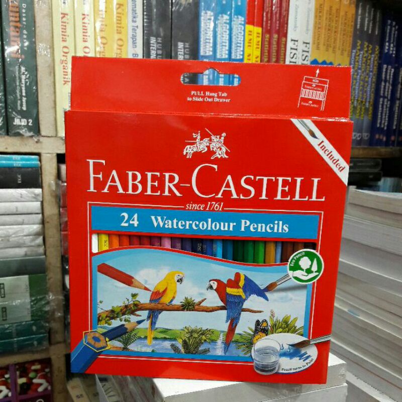 

PENSIL WARNA FABER CASTELL WATERCOLOUR 24 (LONG)