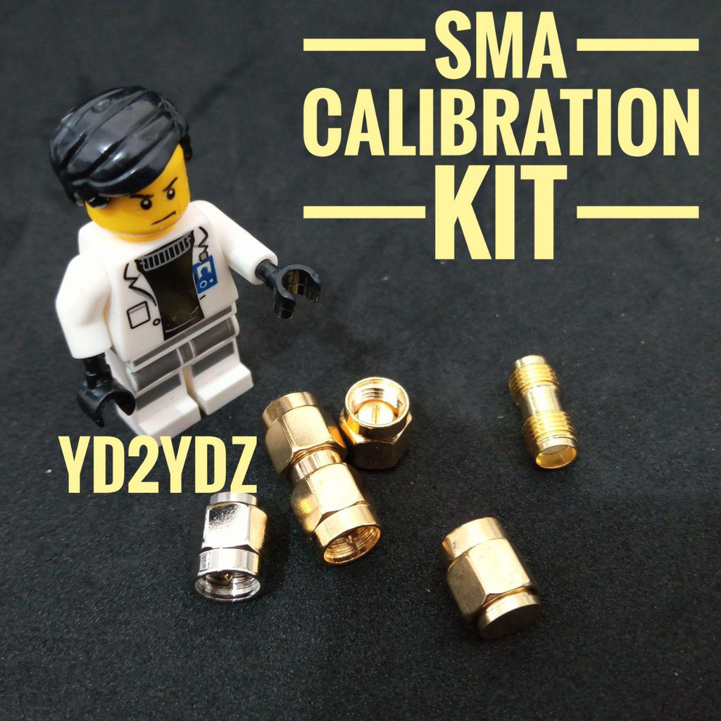 konektor sma calibration kit analyzer nanovna open short load 50ohm rf vna kalibrasi male female 1set connector