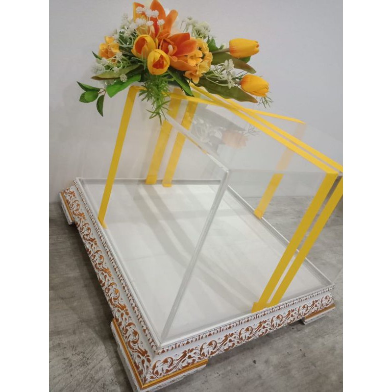 kotak hantaran nikah akrilik pernikahan seserahan acrylic wedding acrilik