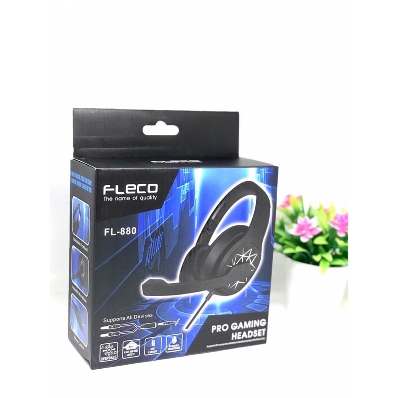 PROMO HEADPHONE BANDO GAMING FL-880 FLECO PRO GAMING