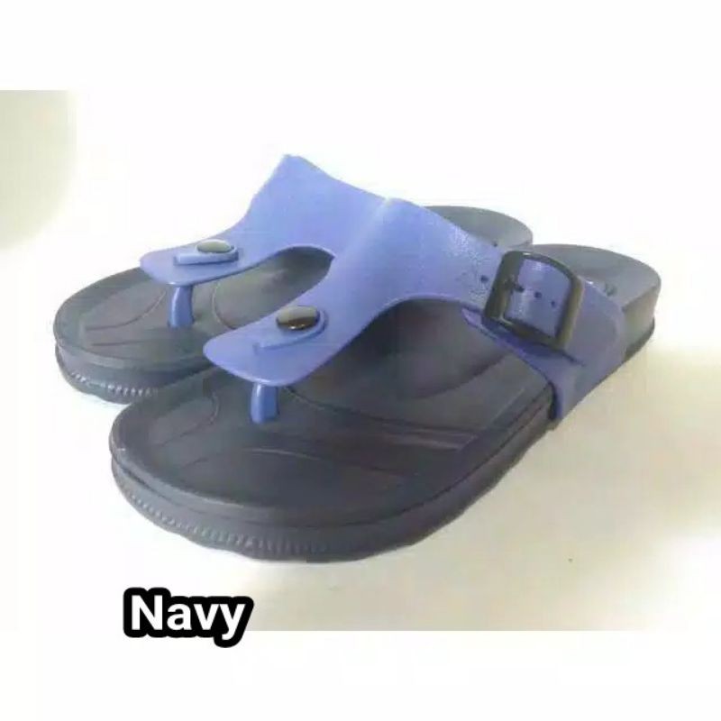 (COD) TERMURAH Sandal Jepit Santai Karet Pria Yumeida 6102