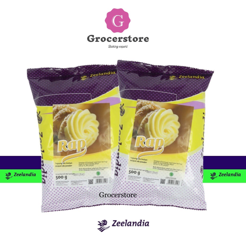 

Tepung Vla Instant Zeelandia Rap Custard 500 gram / Custard Powder