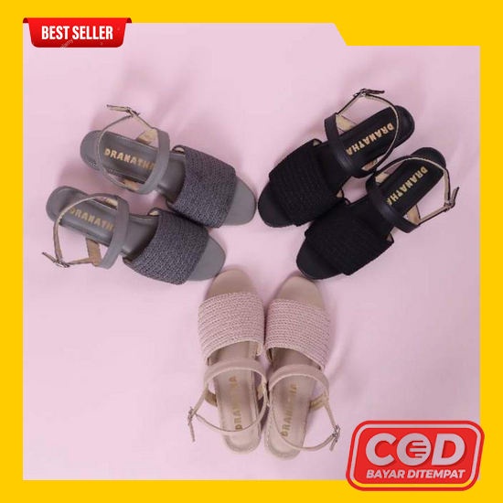Highheels Hak Tinggi Transparan Haihils Wanita Kekinian Haihil Remaja  Diana Dranatha Sandal Wanita