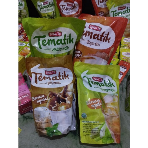 

tong tji tematik kemasan pouch isi 10