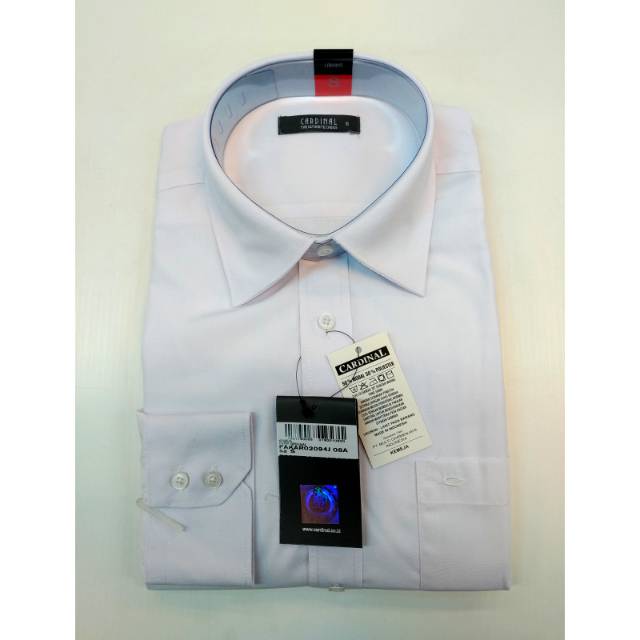 CARDINAL Original Kemeja Formal Pria Panjang Putih FAKAR2094