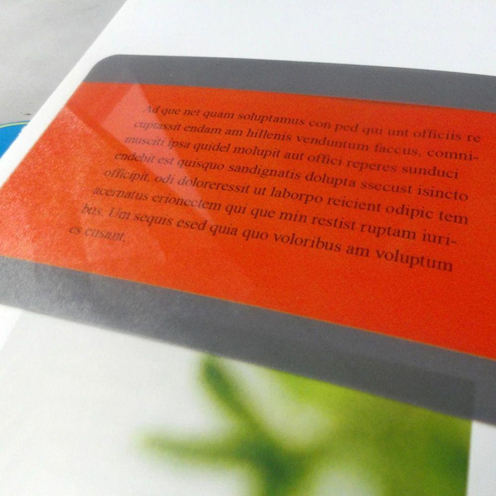 Strip Panduan Baca Agustina Untuk Pelajar Terawang Plastik Berwarna Penggaris Tracking Baca Kertas Transparan Highlight Bookmark