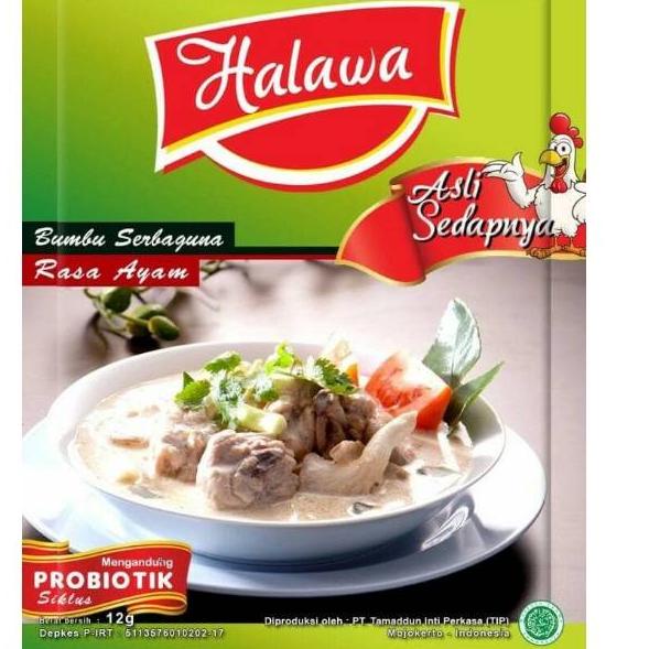 

(bwuf -636) HALAWA BUMBU MASAK Organik plus Probiotik - Halawa Kaldu Penyedap Rasa Non MSG Original Product