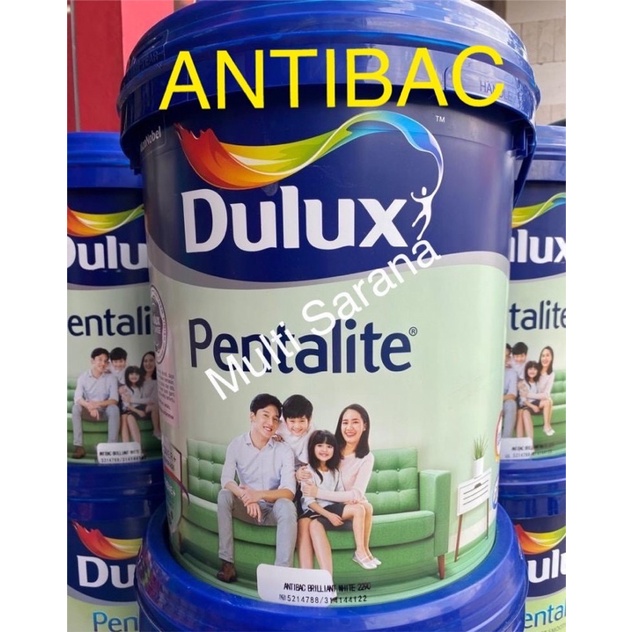 Jual Dulux Pentalite Brilliant White Antibac 20 Liter Indonesiashopee Indonesia 8459