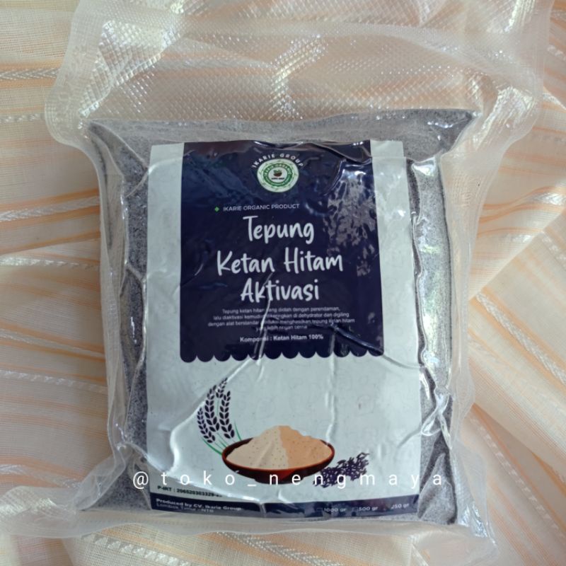 

Tepung Ketan Hitam Aktivasi Ikarie Organic 250 gram EXP 03/26