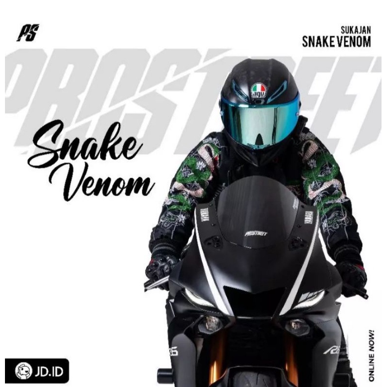 SUKAJAN | PROSTREET | SNAKE VENOMOUS | NEW | BLACK | PREMIUM | ORIGINAL