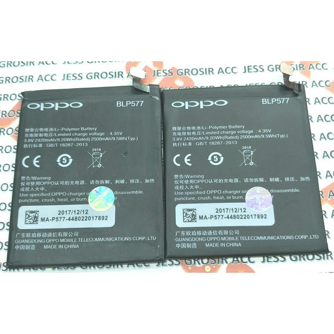 Battery Batre Baterai Oppo A51 Mirror 5 R3 R7005 R7007 BLP577 BLP-577 BLP 577