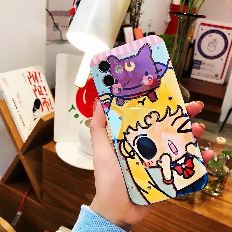 Silikon PREMIUM cover kamera Sailor Moon Chan Arale Iphone 7 8 SE 7+ 8+ X Xs Xr 11 12 Pro Max FH06