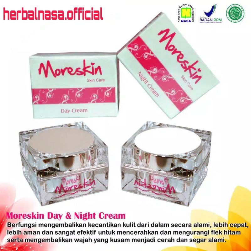 Moreskin Cream Siang Malam Nasa