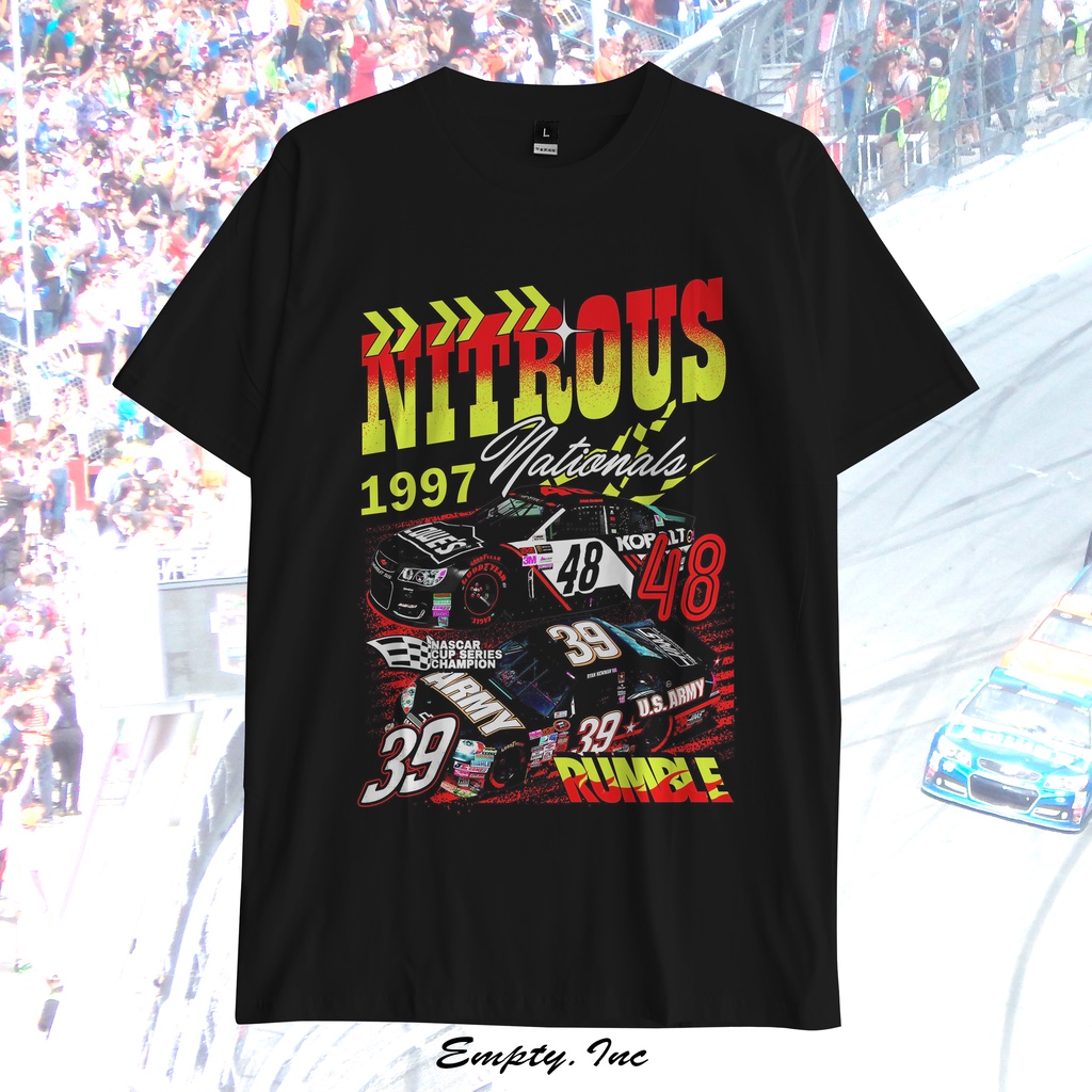 Nascar T-Shirt Vintage Tee Bootleg ''Nitrous''