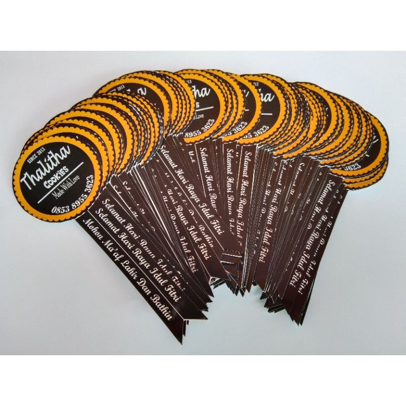 

stiker kue kering