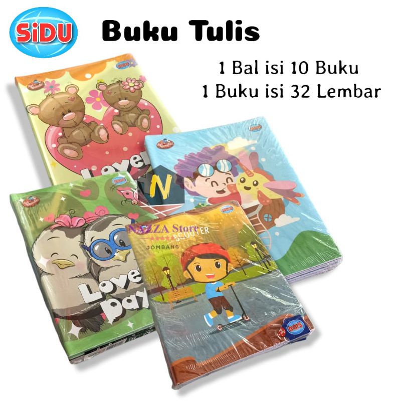 

Buku Tulis KWARTO isi 32 38 40 58 60 lembar PACK