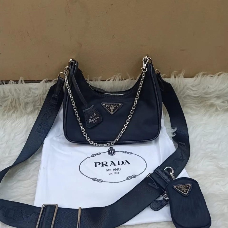 Jual LIKE NEW TAS PRADA MILANO Re-Edition 2005 Re-Nylon Bag BRANDED ...