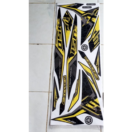 STRIPING VARIASI LIST STIKER MOTOR MX KING 150 EXCITER SERIES KUNING BIRU UNGU MX MALAYSIA